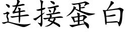 连接蛋白 (楷体矢量字库)