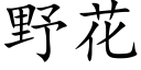 野花 (楷体矢量字库)