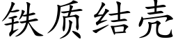 铁质结壳 (楷体矢量字库)