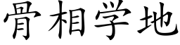 骨相学地 (楷体矢量字库)