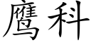 鹰科 (楷体矢量字库)