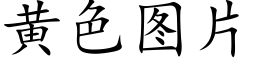 黄色图片 (楷体矢量字库)