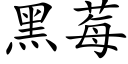 黑莓 (楷體矢量字庫)